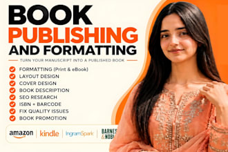 do book formatting, kdp book publishing, paperback and kindle ebook formatting