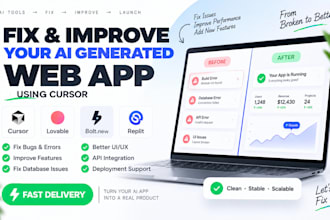 fix and improve your ai generated web app using cursor