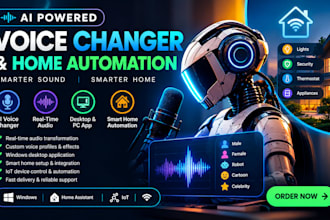 setup desktop ai voice changer home automation ai, voice control ai office agent