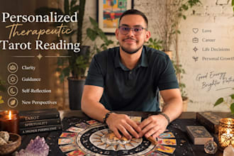 offer a personalized therapeutic tarot reading