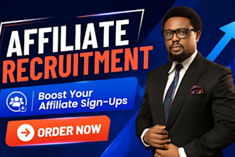 do affiliate recruitment, affiliate link promotion to get more affiliate signup