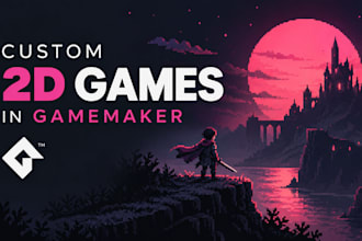 create a custom 2d game in gamemaker