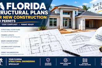florida structural plans new residential construction permits, garage conversion