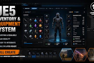 create custom unreal engine 5 inventory and equipment systems