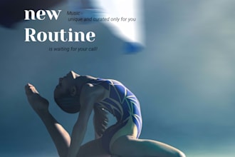 choreograph a custom floor routine for artistic gymnastics