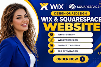 build, design, redesign squarespace, wix website, squarespace, wix landing page