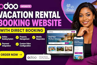 build a mobile ready vacation rental website with direct booking odoo website
