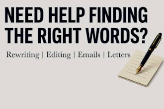 rewrite your email letter or post