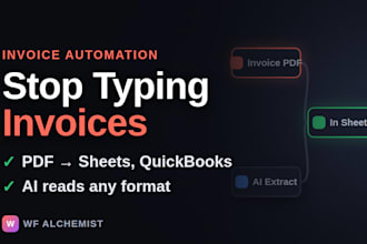 automate invoice and receipt data extraction with ai