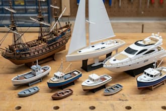 create 3d ship, boat and yatch models for 3d printing, games and animation