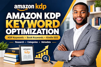 optimize amazon KDP search terms, book metadata and kindle SEO