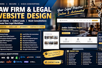 build law firm immigration lawyer family law legal contract automation website