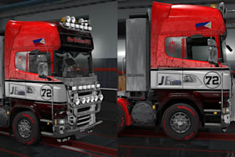 create high 3d quality ets 2 and ats skin and trucks, ets trailer, ats map