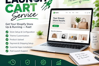 build, design, and customize your launchcart store