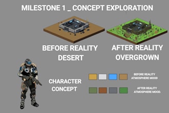 pixel isometric art tileset environment