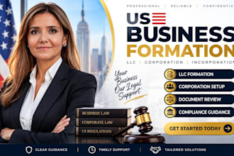 be your corporate lawyer for business formation and incorporation in the US