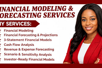 build investor ready financial model forecast and projections
