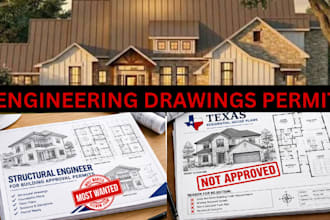 civil structural engineering stamp for texas city permit