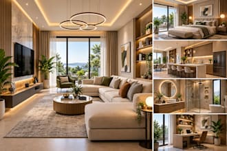 design beautiful modern interiors