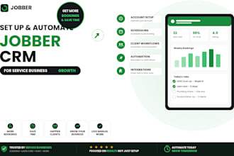 setup jobber crm automation and integration, jobber crm for service businesses