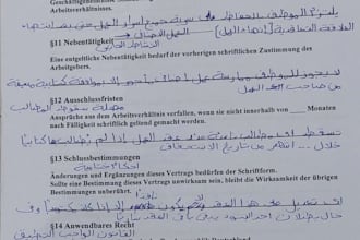 do professional german to arabic translation and subtitling