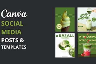 design aesthetic social media templates in canva