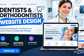 build dentist website, dental website, orthodontist website, dental clinic