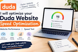 optimize your duda website speed optimization website performance speed test