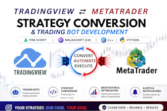 code and convert tradingview strategy to metatrader expert advisor