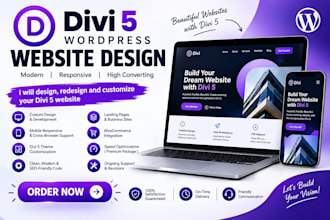 build divi wordpress website using wordpress divi 5