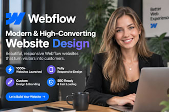 design webflow website figma landing page cms xd business template wordpress wix