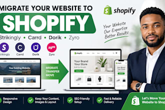 migrate website to shopify strikingly carrd dorik zyro website to shopify store