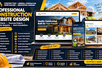 construction company general contractor home builder renovation company website
