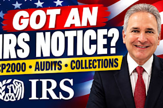help resolve irs cp2000 notice, audit defense and irs collections