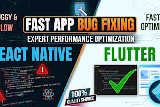 fix bug optimize performance update react native flutter app