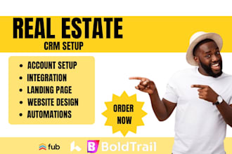 set up and  lofty CRM and real estate automations