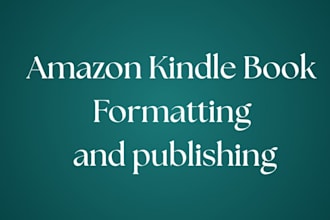 do amazon kindle book formatting and publishing