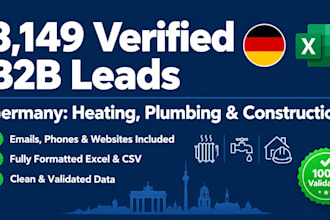 provide checked b2b leads for german craftsmen