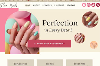 design audit  beauty website spa website skincare cosmetic squarespace website
