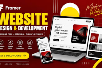 design framer website, framer landing page framer website design