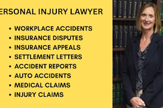 handle insurance disputes, accident claims, and injury settlement matters