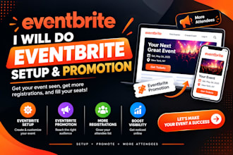 do eventbrite setup and eventbrite promotion