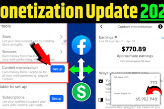 optimize and monetize facebook content page for monetization eligibility
