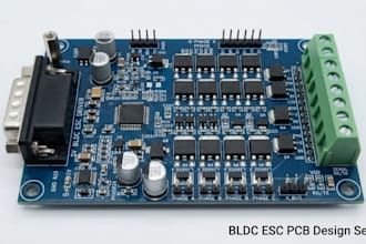 design bldc motor driver esc pcb for robotics drones and ev projects
