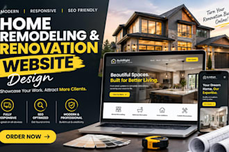 build home remodeling, home renovation, remodeling website, contractor website