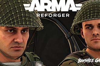 create custom vehicles and military props for arma reforger