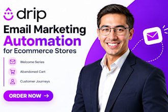 build drip email marketing automation for ecommerce stores
