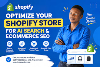 optimize your shopify store for ai commerce, al search and ecommerce SEO