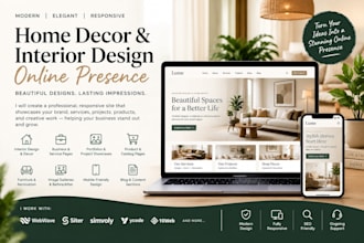 build webwave siter simvoly ycode 10web modern home decor website