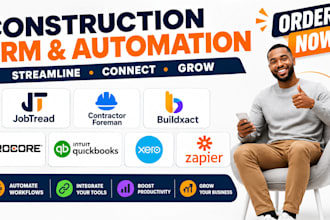 jobtread contractor foreman buildxact xero procore quickbooks zapier automation